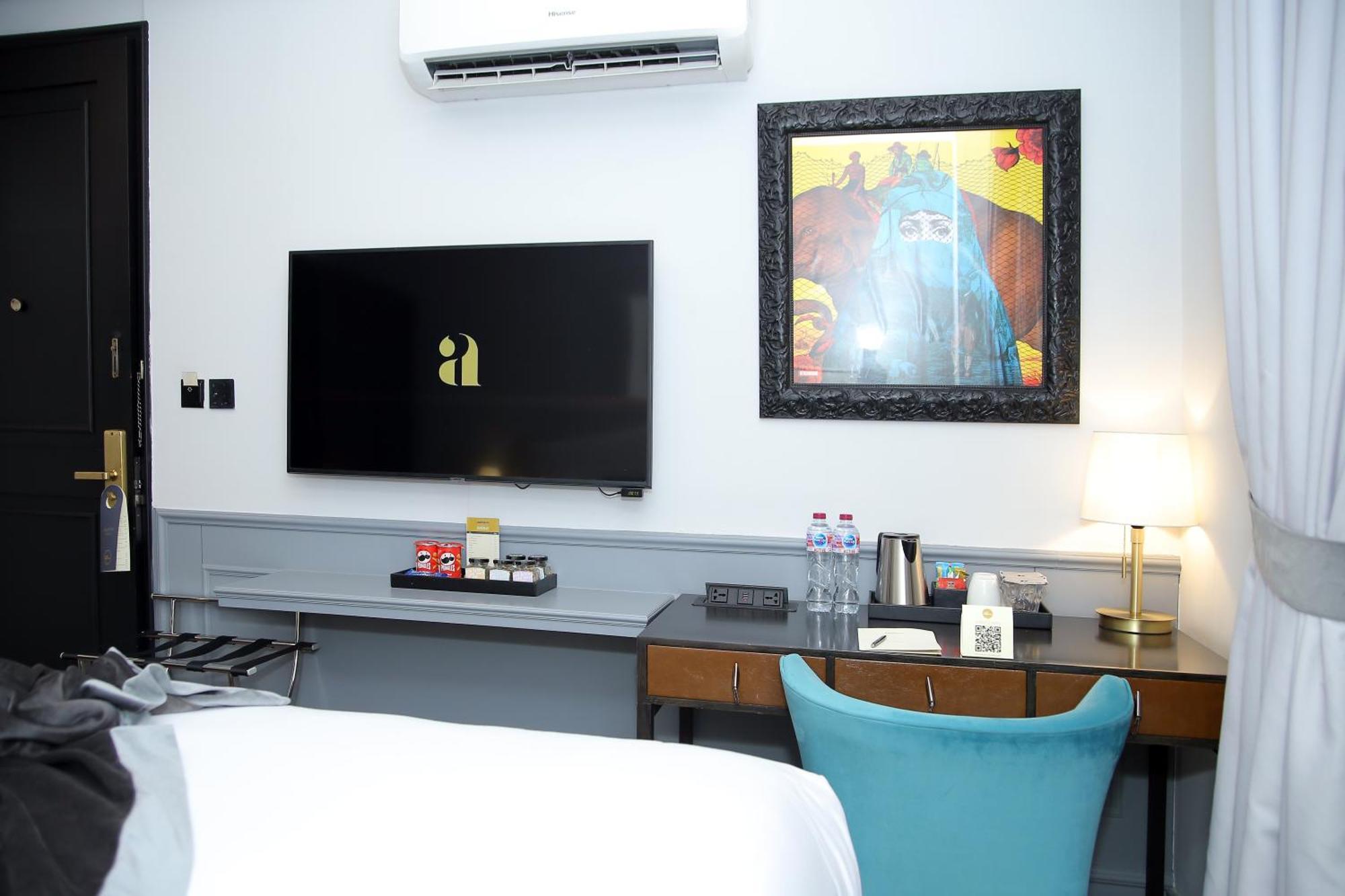 Ambiance Boutique Art Hotel 拉合尔 客房 照片 A room at the hotel